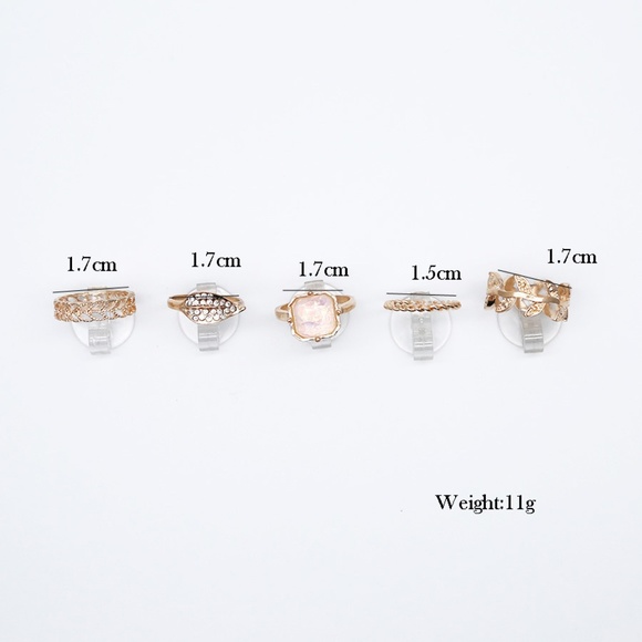 NEW 5pc ring set - Picture 4 of 5